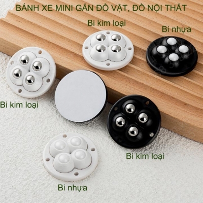Banh xe mini 4 gan do vat