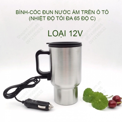 binh dun nuoc tren xe hoi