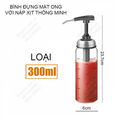 binh dung mat ong 300ml