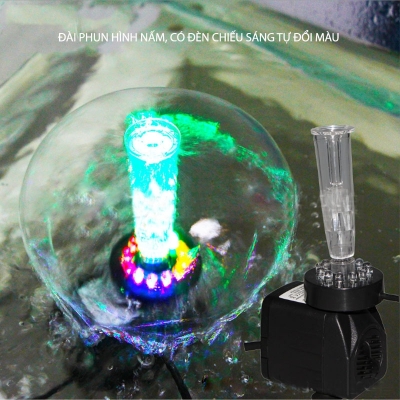 bom thac nuoc kem den