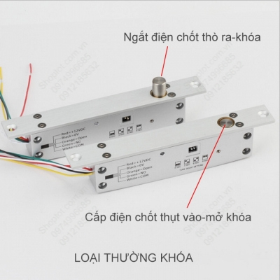 chot dien tu 12V thuong khoa