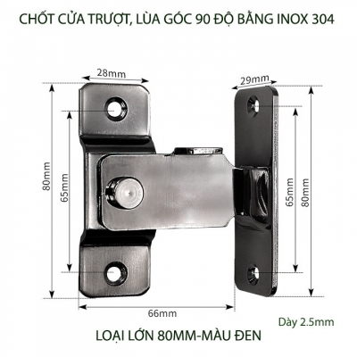 chot cua goc 90 do 2 - inox 304
