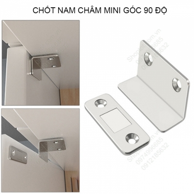 chot nam cham mini 90 do cho cua