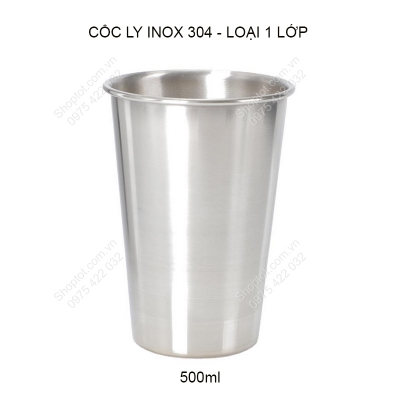 coc inox 304 loai 1 lop