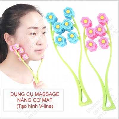 Dung cu massage mat tao cam V-Line