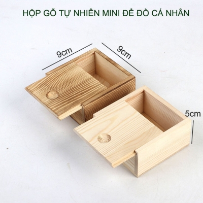 Hop go de do trang suc mini