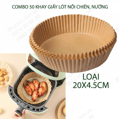 khay giay lot noi chien chong dinh 20x4.5cm