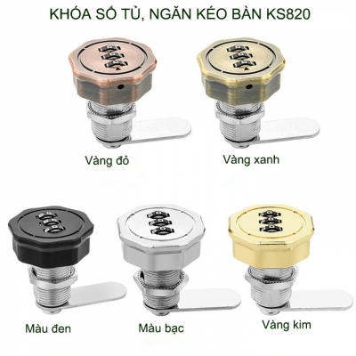 khoa so tu, ngan keo ban 820