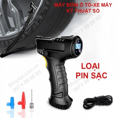 bơm ô tô thông minh pin sạc