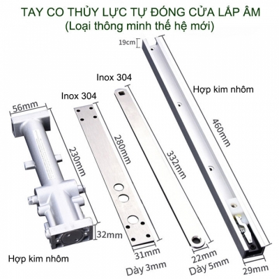 tay co tu dong cua lap am canh cua