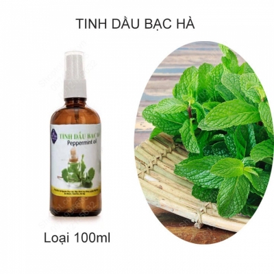 tinh dau bac ha nguyen chat 100%