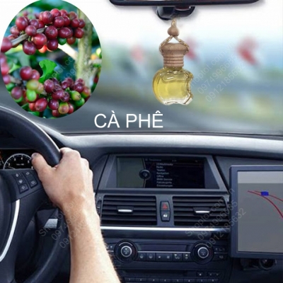 tinh dau ca phe nguyen chat treo xe