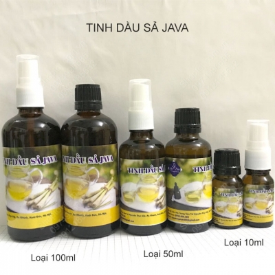 tinh dau sa java 100% nguyen chat