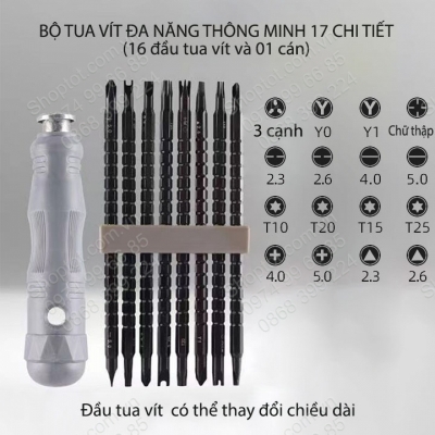 tua vit thông minh 17 chi tiết