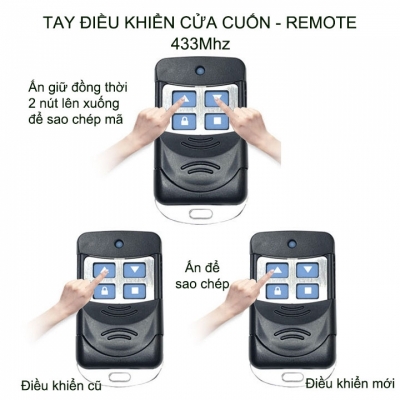 Bo dieu khien cua cuon 433Mhz