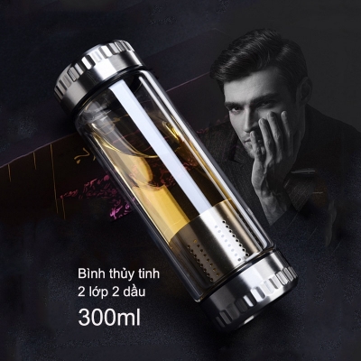 binh giu nhiet 2 lop 300ml