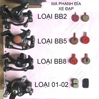 ma phanh dia xe dap