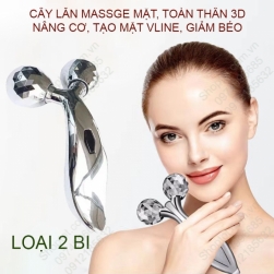 Cây lăn massge mặt, toàn thân 3D, nâng cơ, tạo mặt Vline, săn chắc, giảm béo