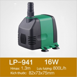 Máy bơm chìm không chổi than 16W cho thác nước, tiểu cảnh, hòn non bộ, bể cảnh (220V)