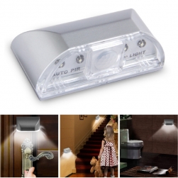 Đèn LED cảm biến hồng ngoại gắn vị trí khóa cửa LS0403, dùng 1 pin tiểu AA (không bao gồm pin)