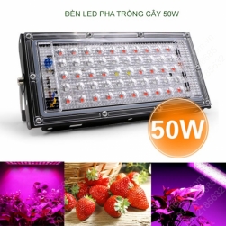 Đèn led pha trồng cây trong nhà 50W-220V tản nhiệt nhôm