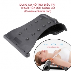Dụng cụ massage kéo gíãn đốt sống cổ, nắn chỉnh cổ, hỗ trợ điều trị thoái hóa đốt sống cổ, đau, mỏi nhức cổ