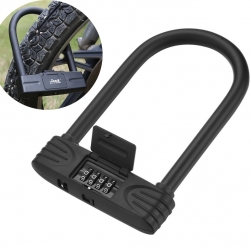 Khóa số chống trộm xe máy YX1696 hình chữ U – loại 4 số có thể thay đổi được mã số