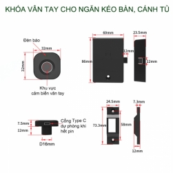 khoa van tay ngan keo ban