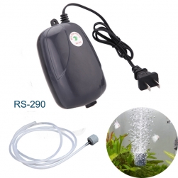Máy bơm sủi tạo khí oxy cho bể cá cảnh loại 01 đầu RS290 (loại nhỏ màu đen)