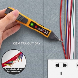 Bút thử điện thông minh không tiếp xúc VD806, có âm thanh và đèn báo, kiểm tra được dây điện bị đứt