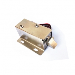 Khóa chốt cửa điện từ loại thường đóng 24VDC (Đầu chốt hình trụ vuông có vát)