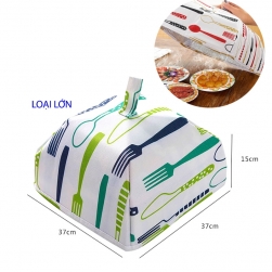 Lồng bàn giữ nhiệt gấp gọn (loại lớn 37x37cm)