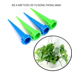Bộ 4 nắp tự động tưới cây nhỏ giọt thông minh