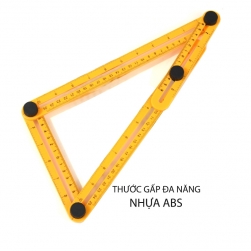 Thước đo gấp 4 khúc đa năng bằng nhựa A10D06